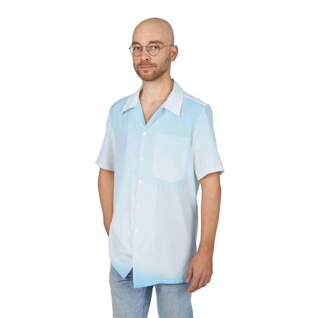 Camisa Hawaiana Horizontes Infinitos de Calma Azul