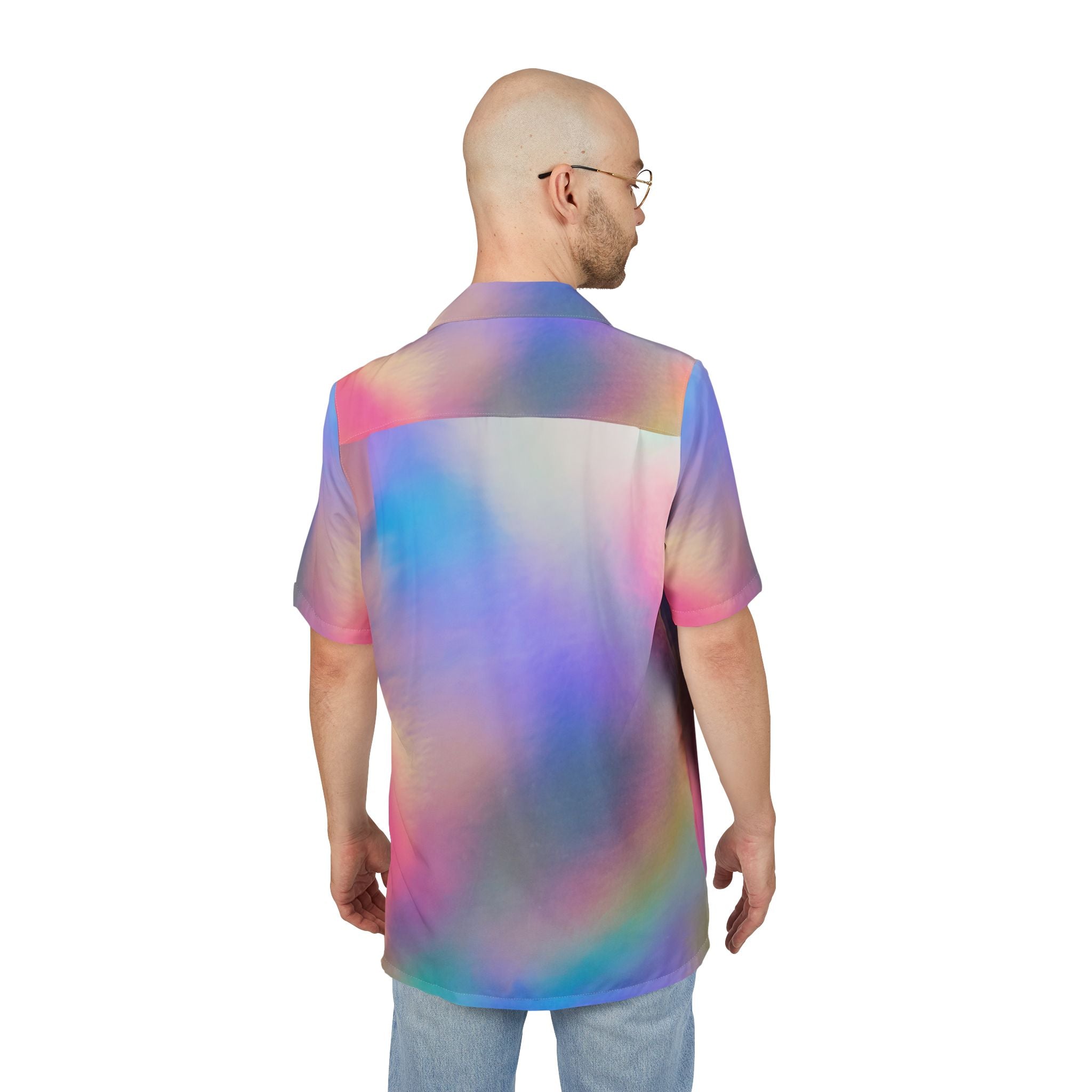 Men's Hawaiian Shirt Sueños de Color en el Viento