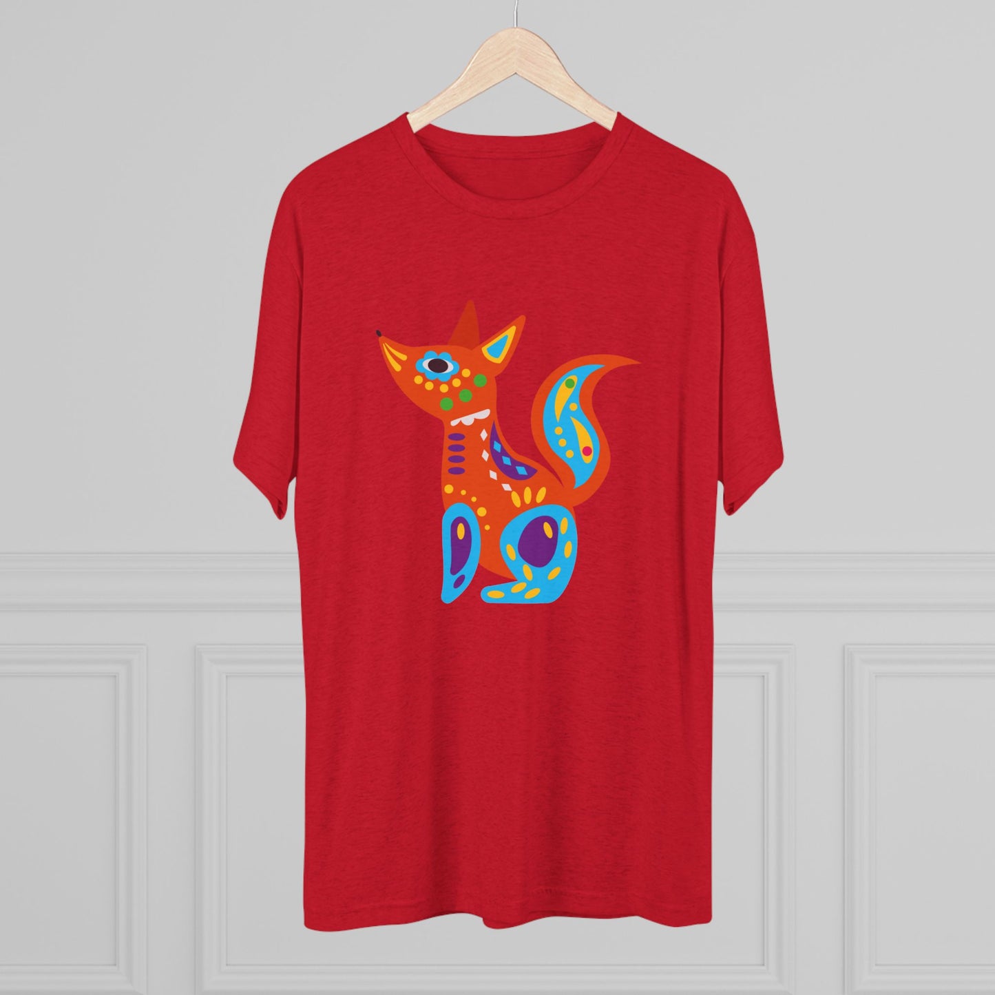 Perro Alebrije Playera Unisex Tri-Blend Unisex