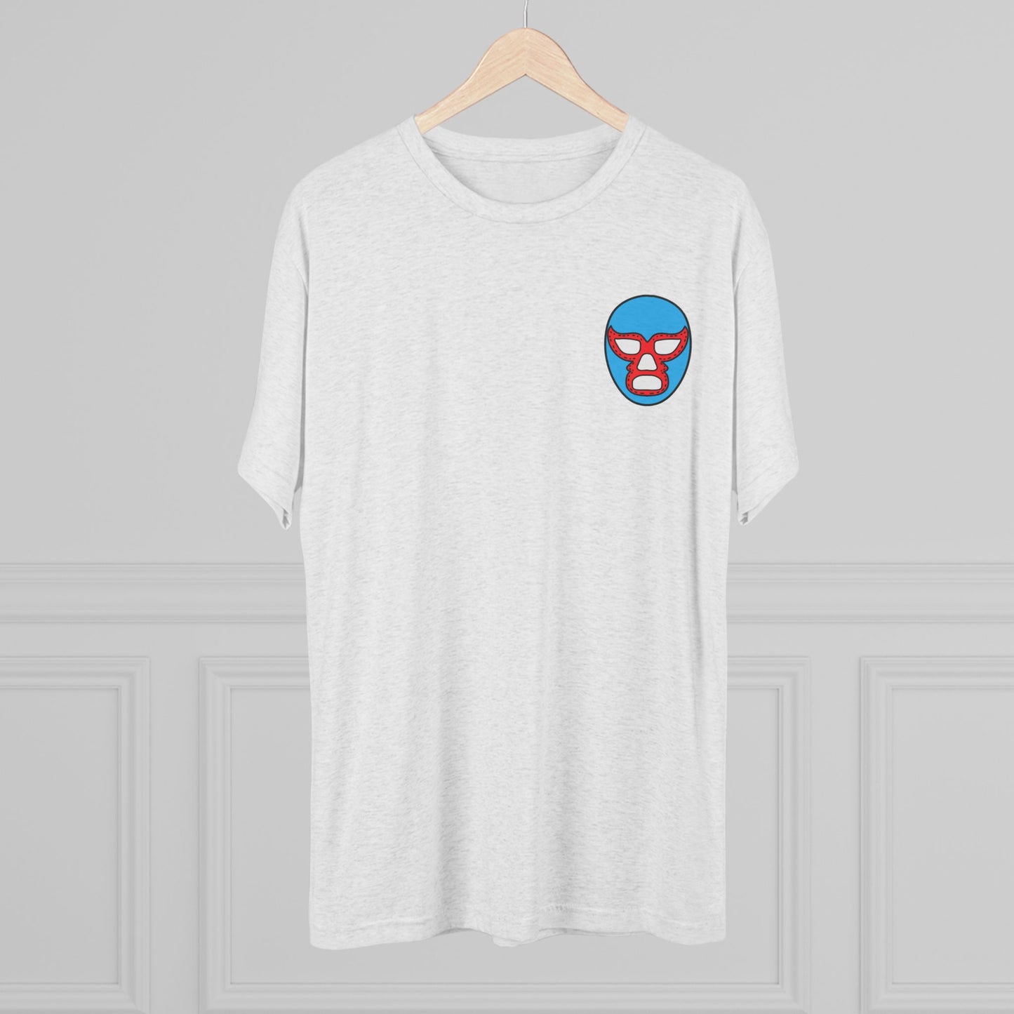 Mini Mascara de luchador Playera Unisex Tri-Blend Unisex