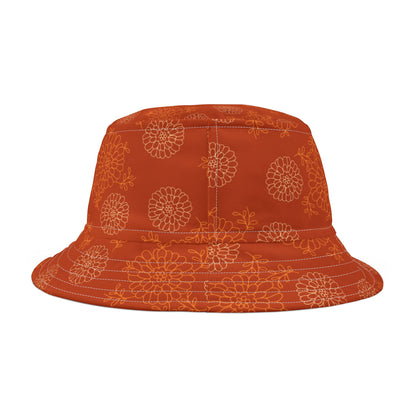 Flores de Cempasúchil Bucket Hat