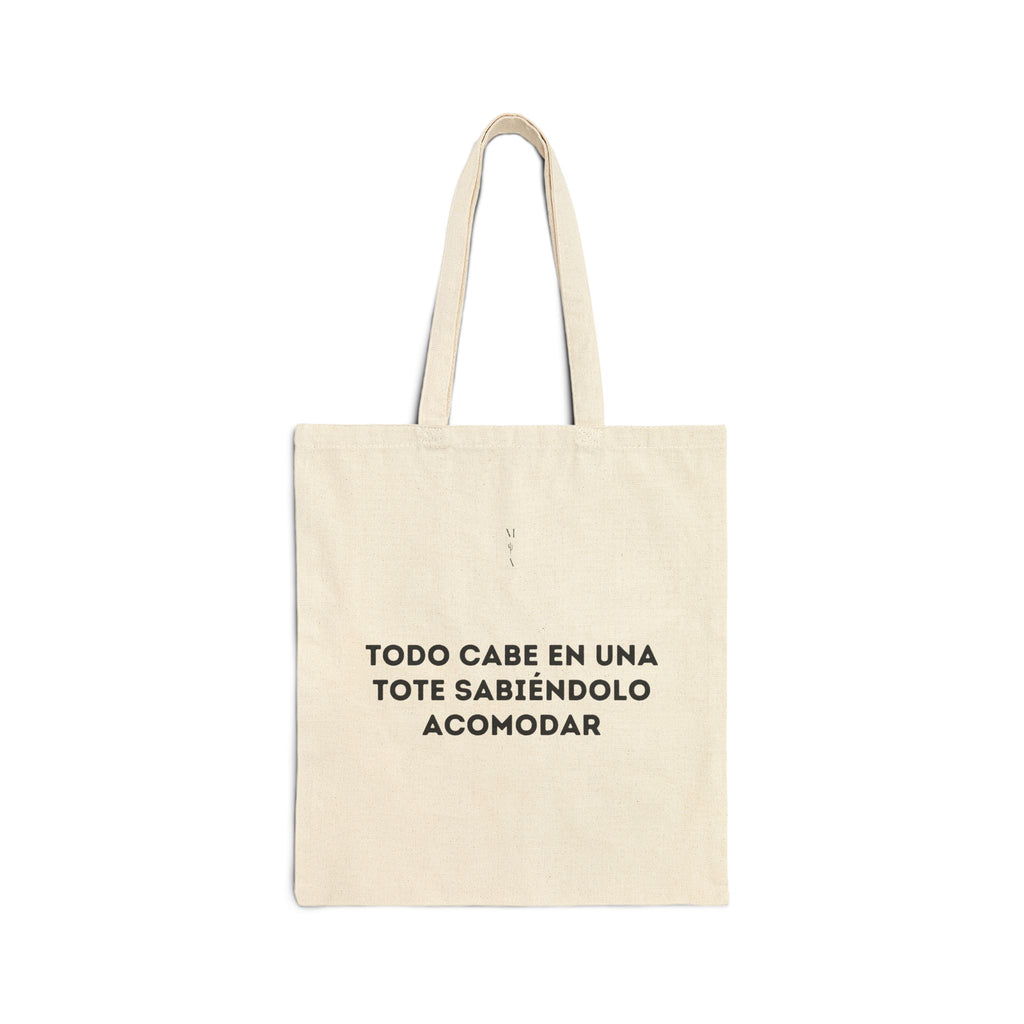 Cotton Canvas Tote Bag