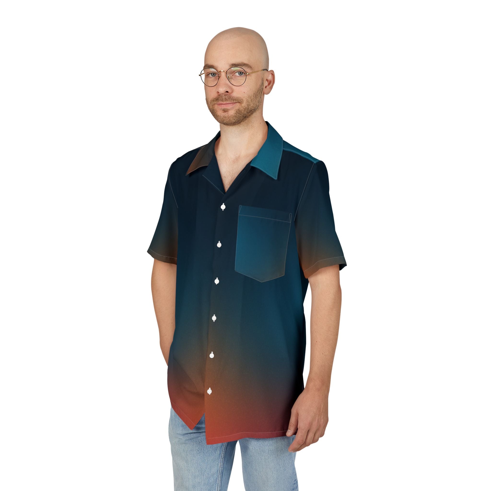 Men's Hawaiian Shirt El susurro del crepúsculo