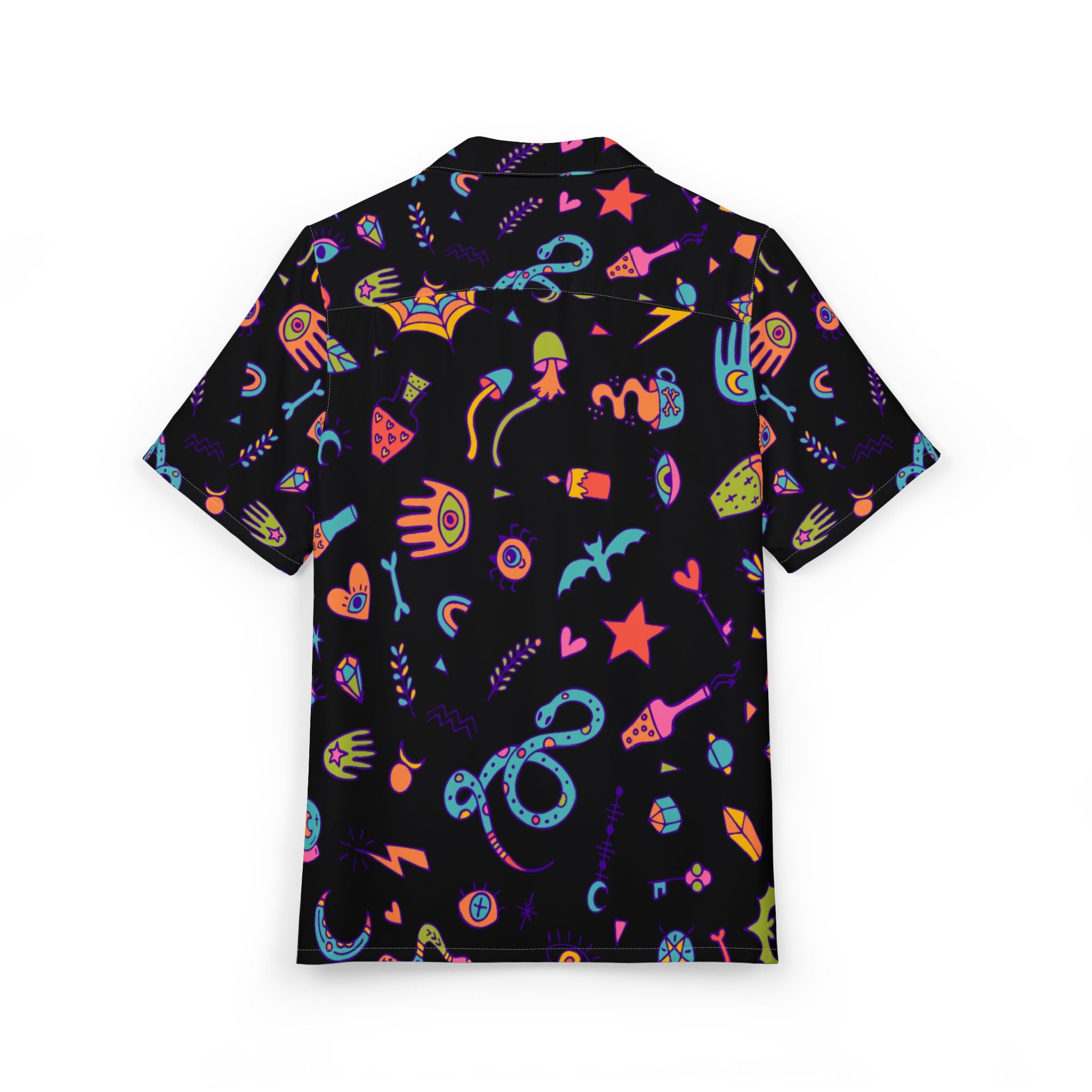 Men's Hawaiian Shirt Encantos y misterios de la noche estrellada