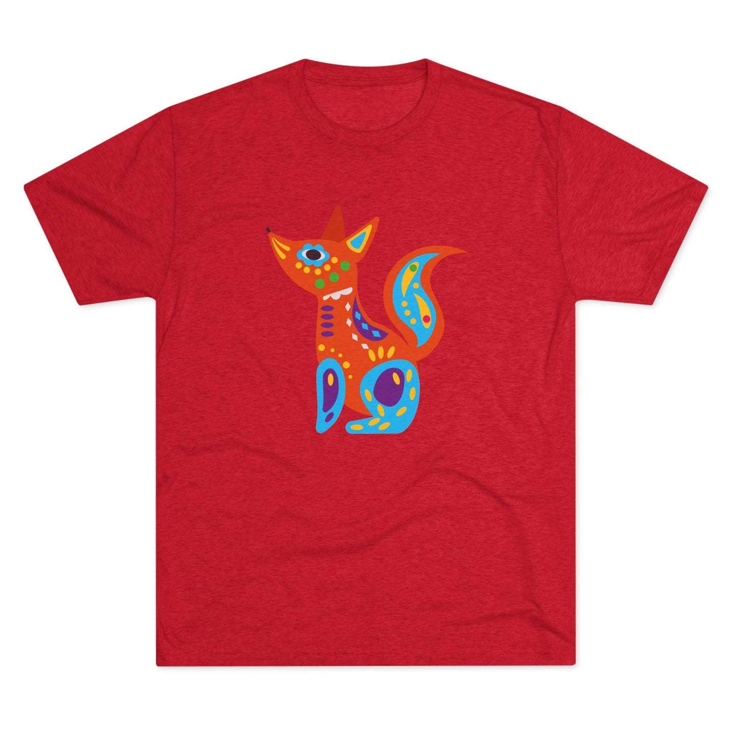 Perro Alebrije Playera Unisex Tri-Blend Unisex