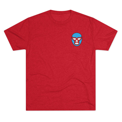 Mini Mascara de luchador Playera Unisex Tri-Blend Unisex