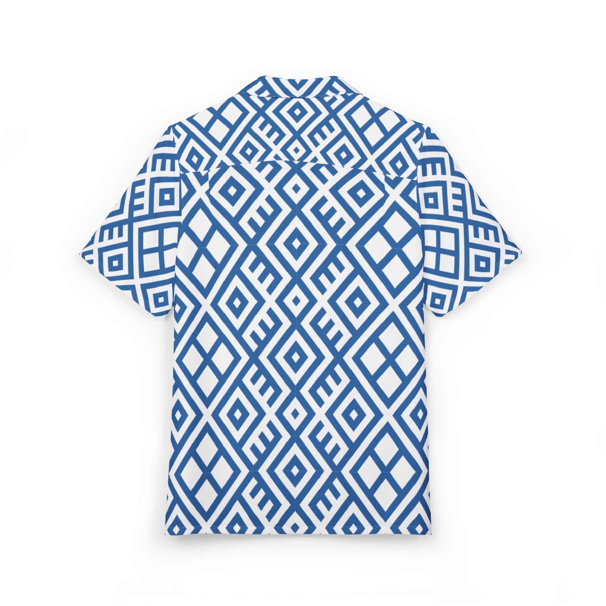 Men's Hawaiian Shirt Laberinto Azul Infinito