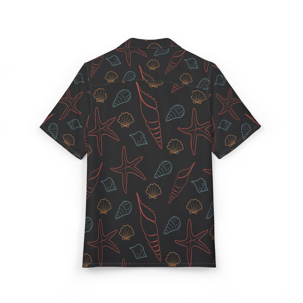 Men's Hawaiian Shirt Ballet Marino en Rojo y Azul