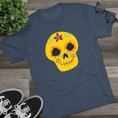 Calaverita de azúcar Playera Unisex Tri-Blend Unisex