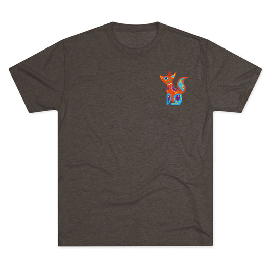 Mini Perro Alebrije Playera Unisex Tri-Blend Unisex