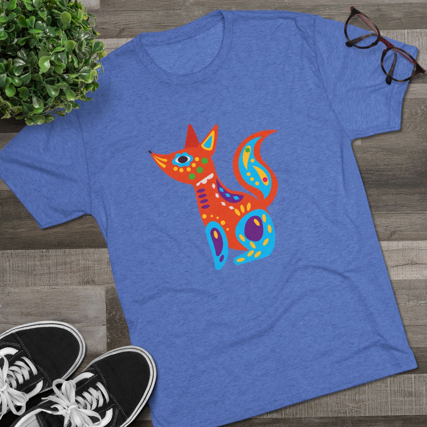 Perro Alebrije Playera Unisex Tri-Blend Unisex