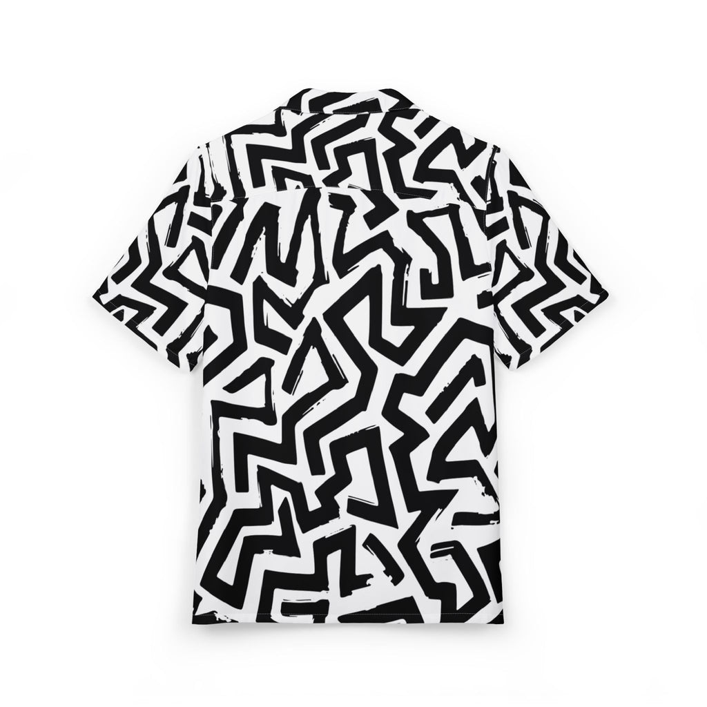 Men's Hawaiian Shirt Laberinto de Sombras y Contrastes