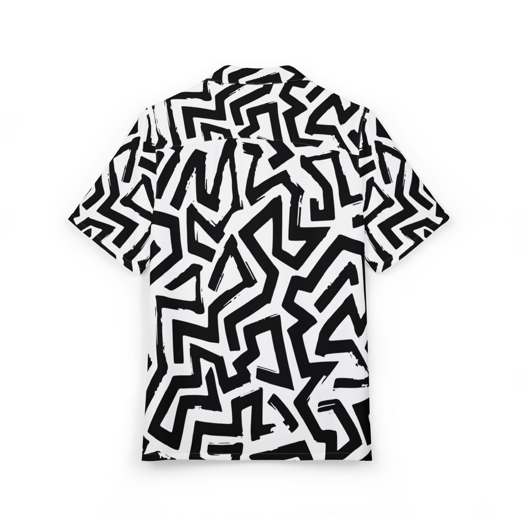 Men's Hawaiian Shirt Laberinto de Sombras y Contrastes