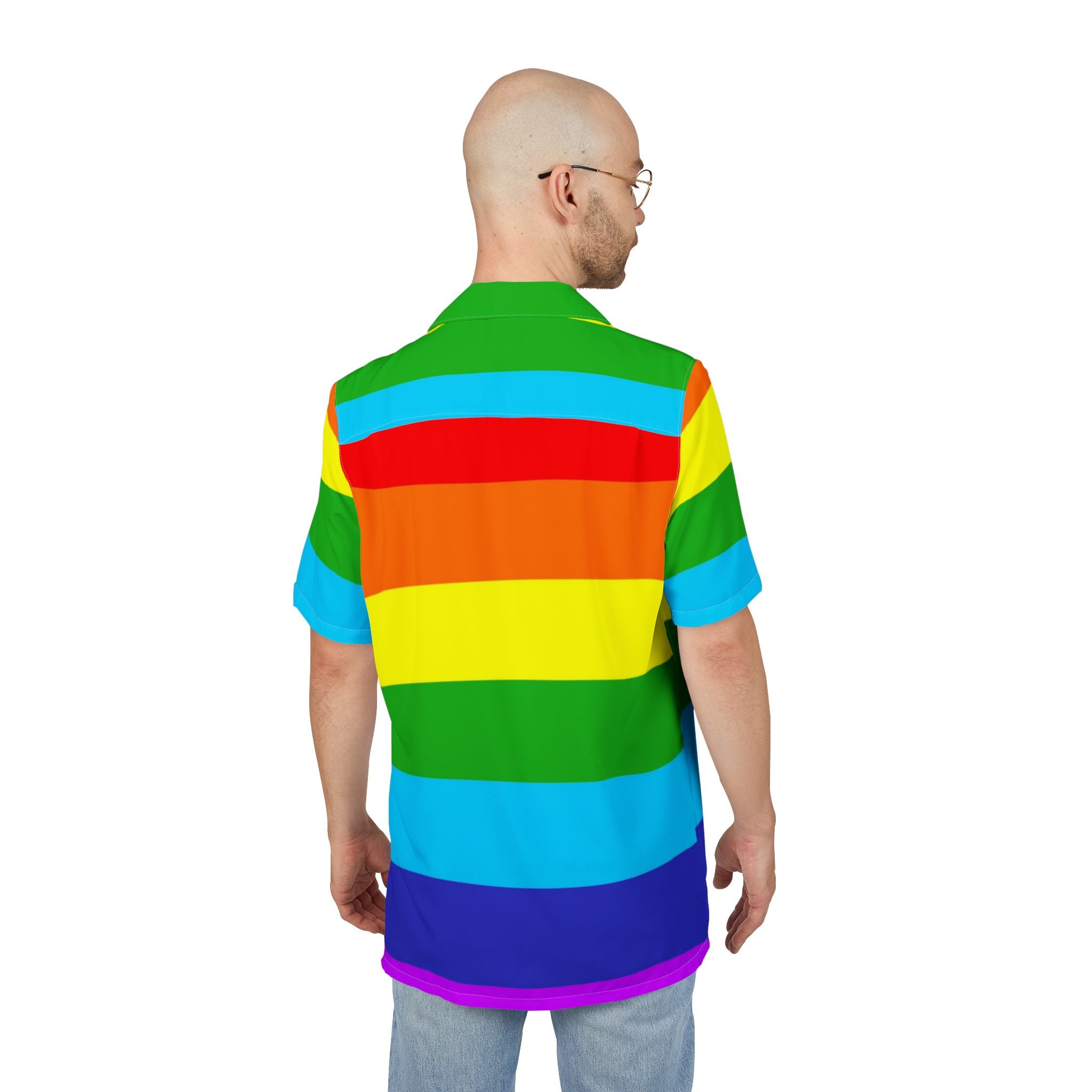 Camisa Hawaiana Espectro Infinito de Unidad y Diversidad