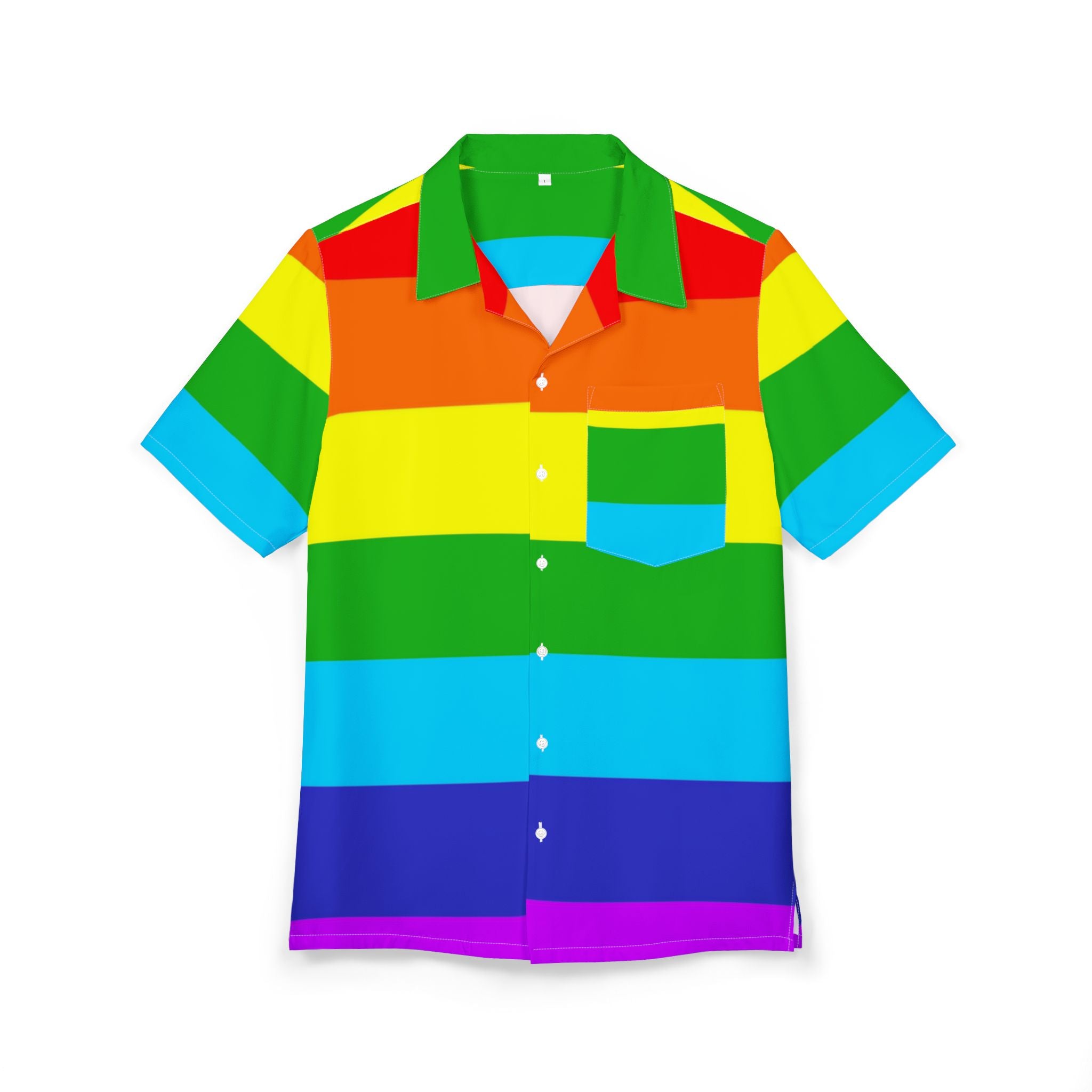 Camisa Hawaiana Espectro Infinito de Unidad y Diversidad