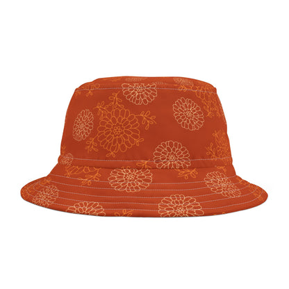 Flores de Cempasúchil Bucket Hat