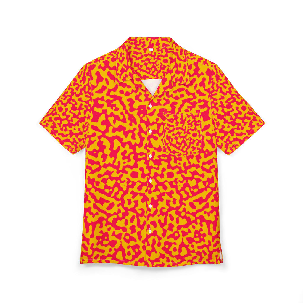 Men's Hawaiian Shirt Laberinto de fuego: un entramado de pasión y misterio