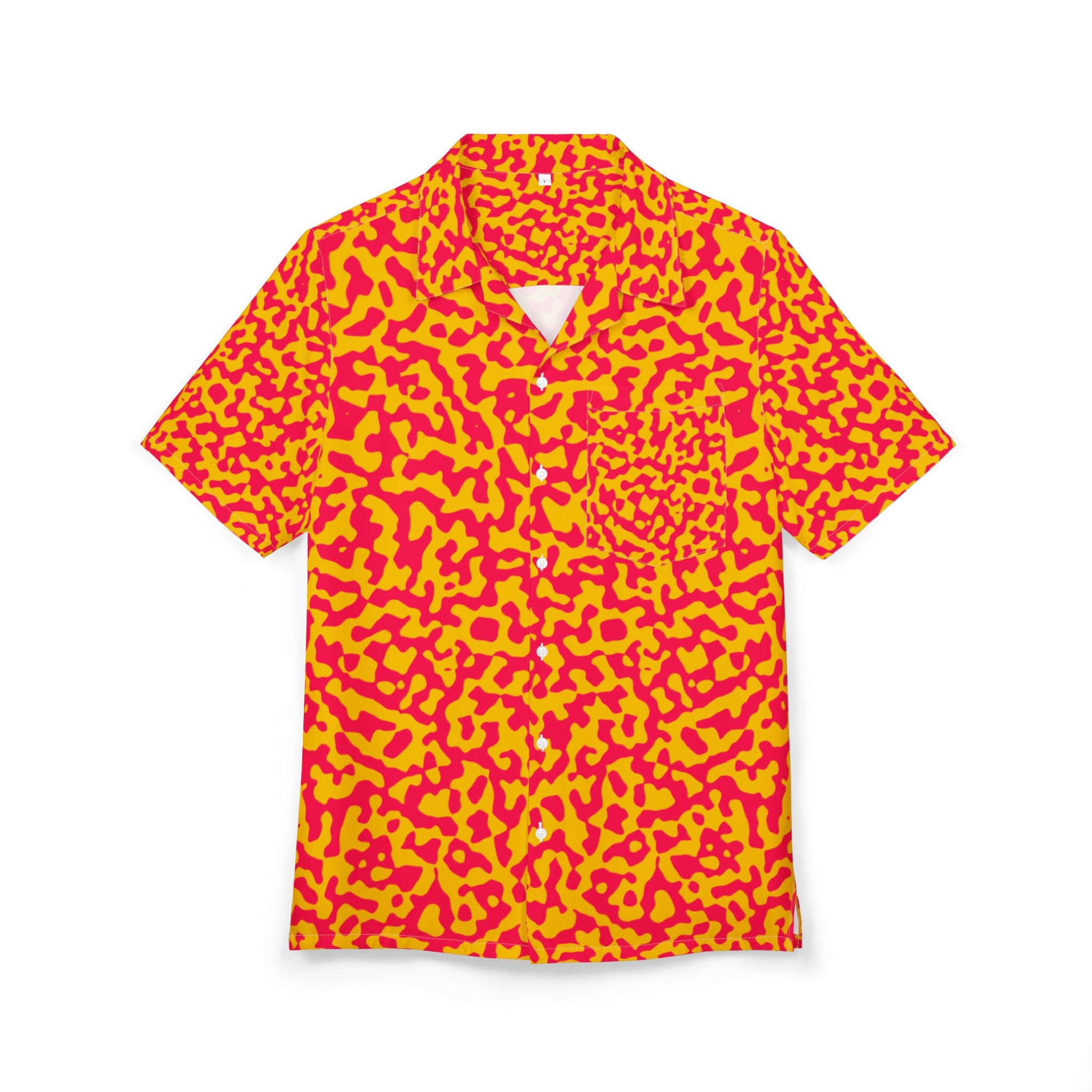 Men's Hawaiian Shirt Laberinto de fuego: un entramado de pasión y misterio