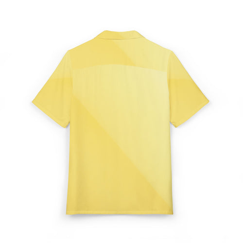 Camisa Hawaiana Dualidad amarilla en perspectiva