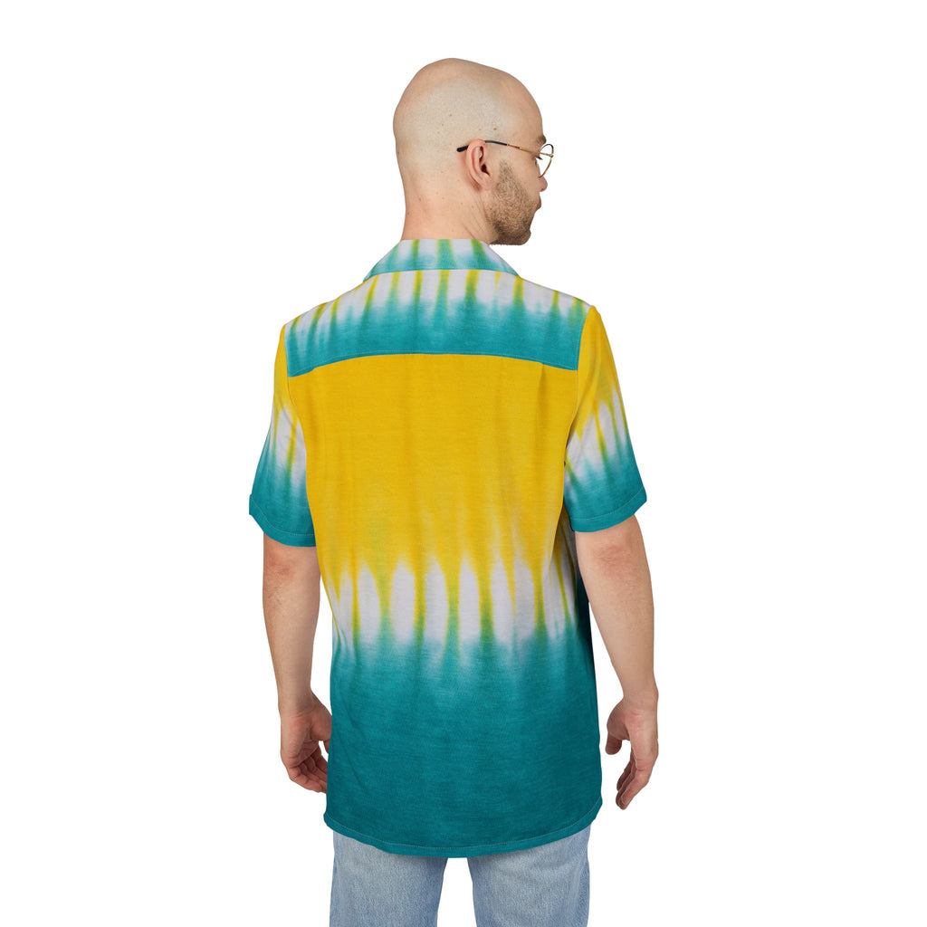 Men's Hawaiian Shirt Amanecer en el Horizonte Acuático