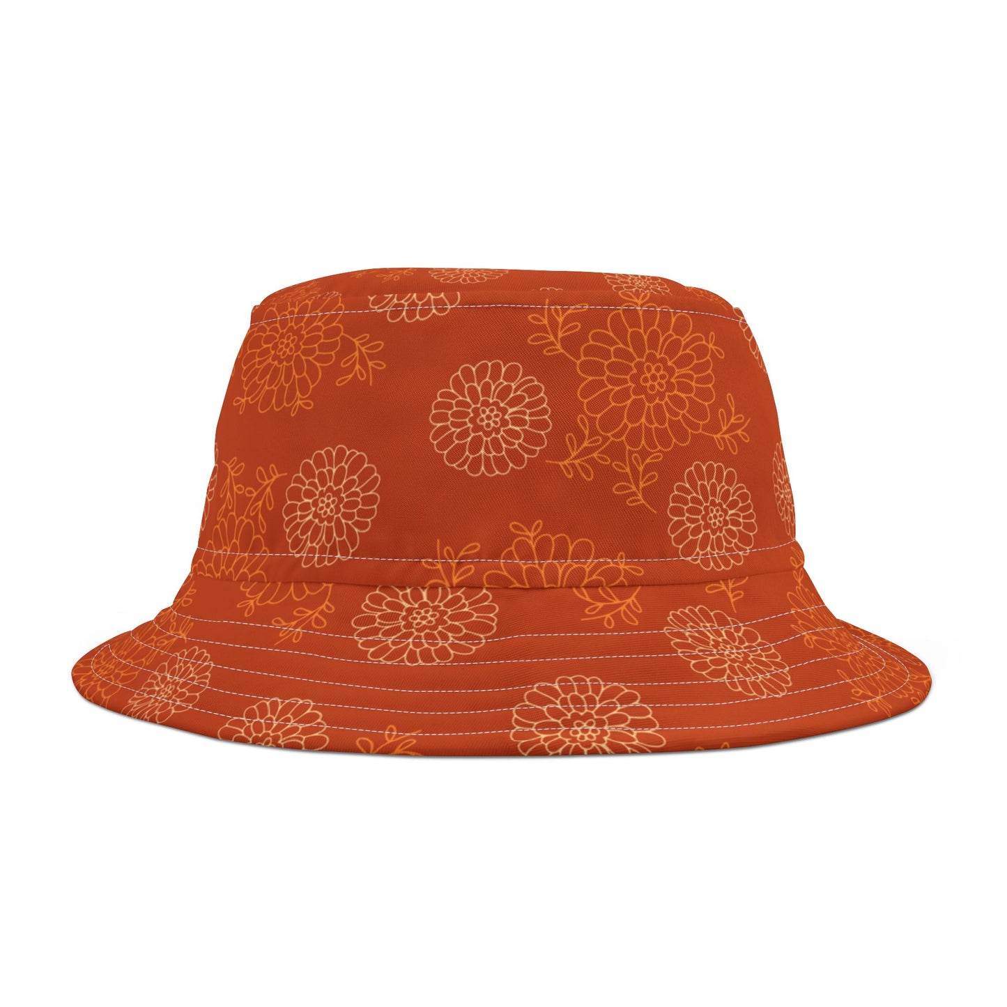 Flores de Cempasúchil Bucket Hat