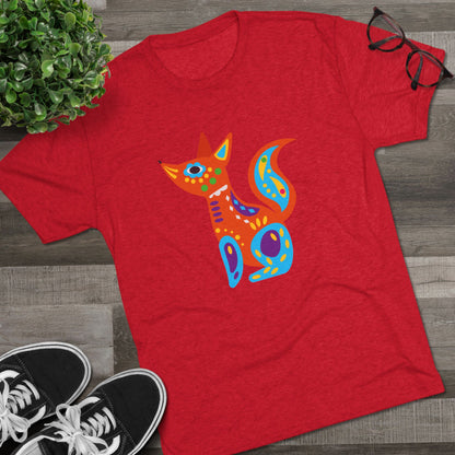 Perro Alebrije Playera Unisex Tri-Blend Unisex