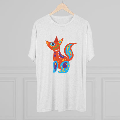 Perro Alebrije Playera Unisex Tri-Blend Unisex