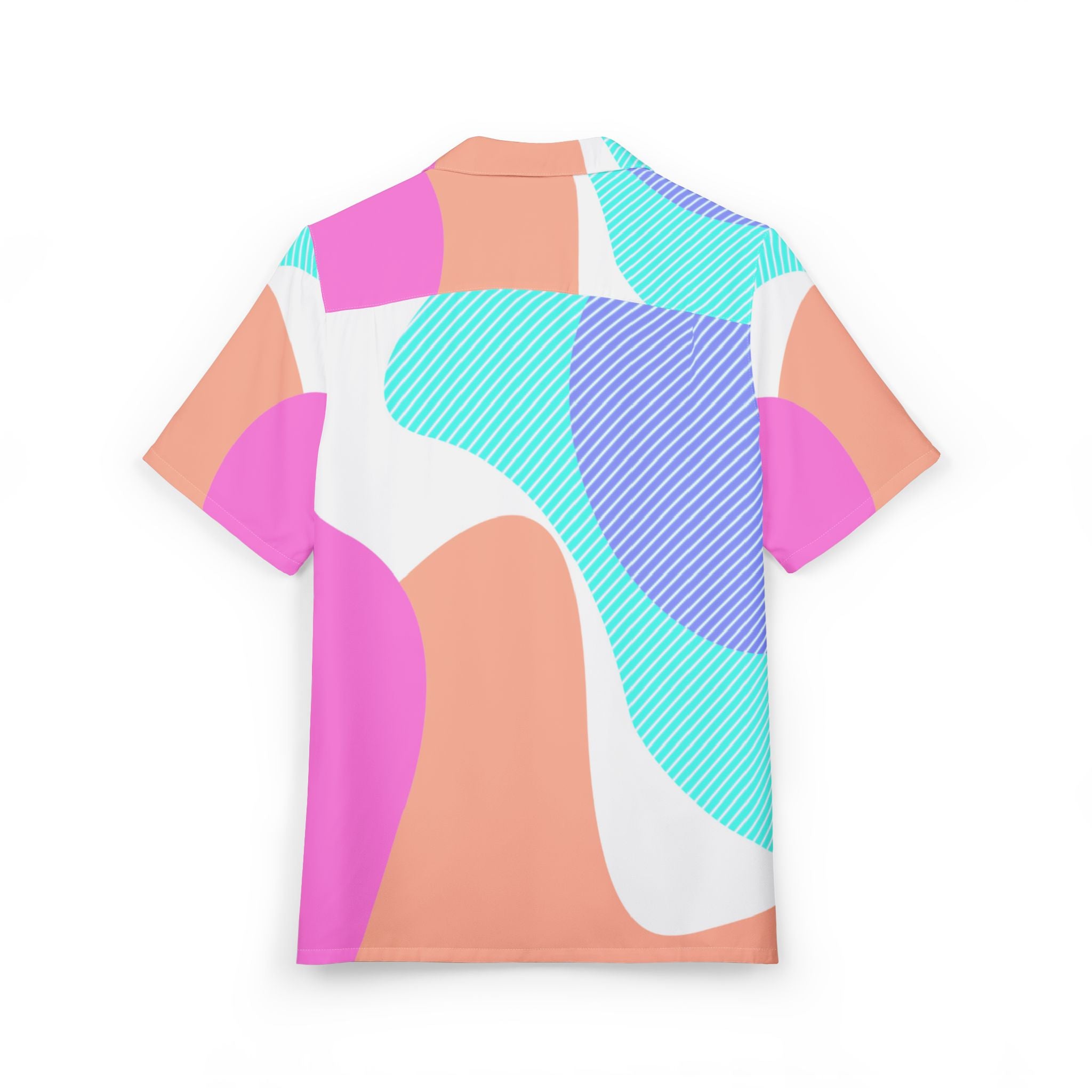 Men's Hawaiian Shirt Colores y formas en armonía suave