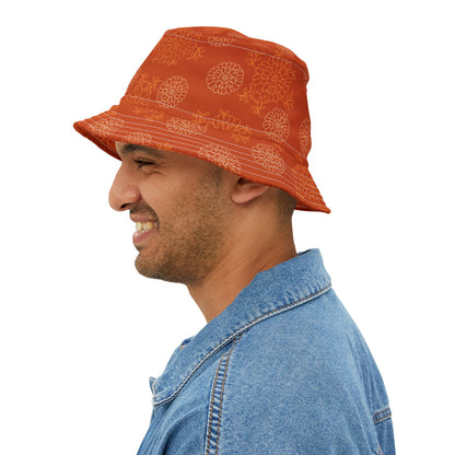 Flores de Cempasúchil Bucket Hat