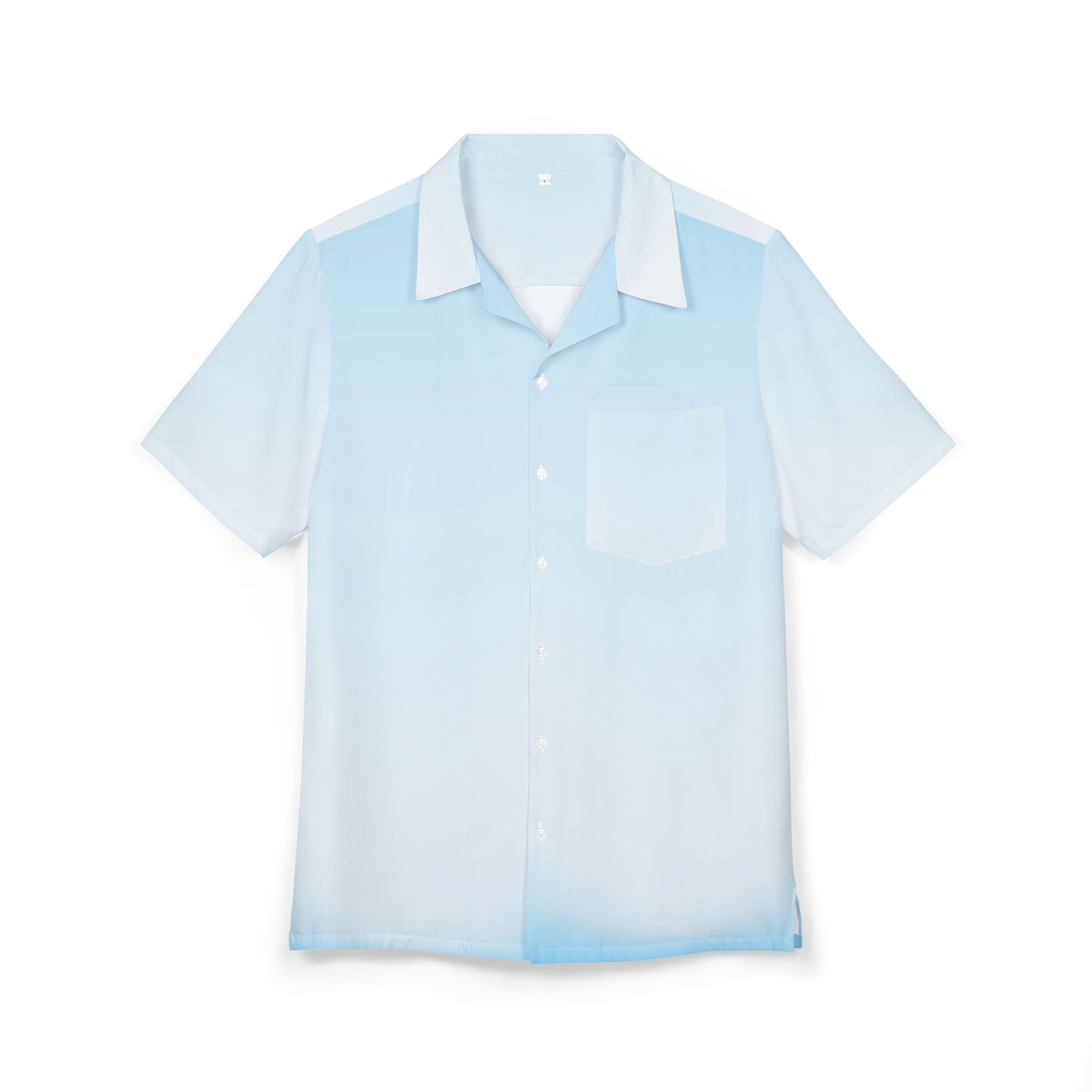 Camisa Hawaiana Horizontes Infinitos de Calma Azul