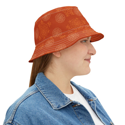 Flores de Cempasúchil Bucket Hat