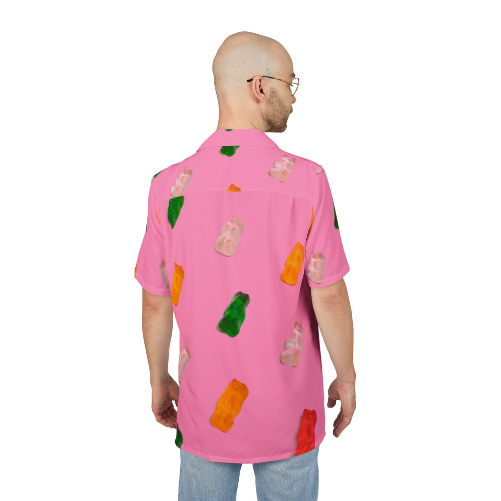 Men's Hawaiian Shirt Dulce Desfile en Rosa