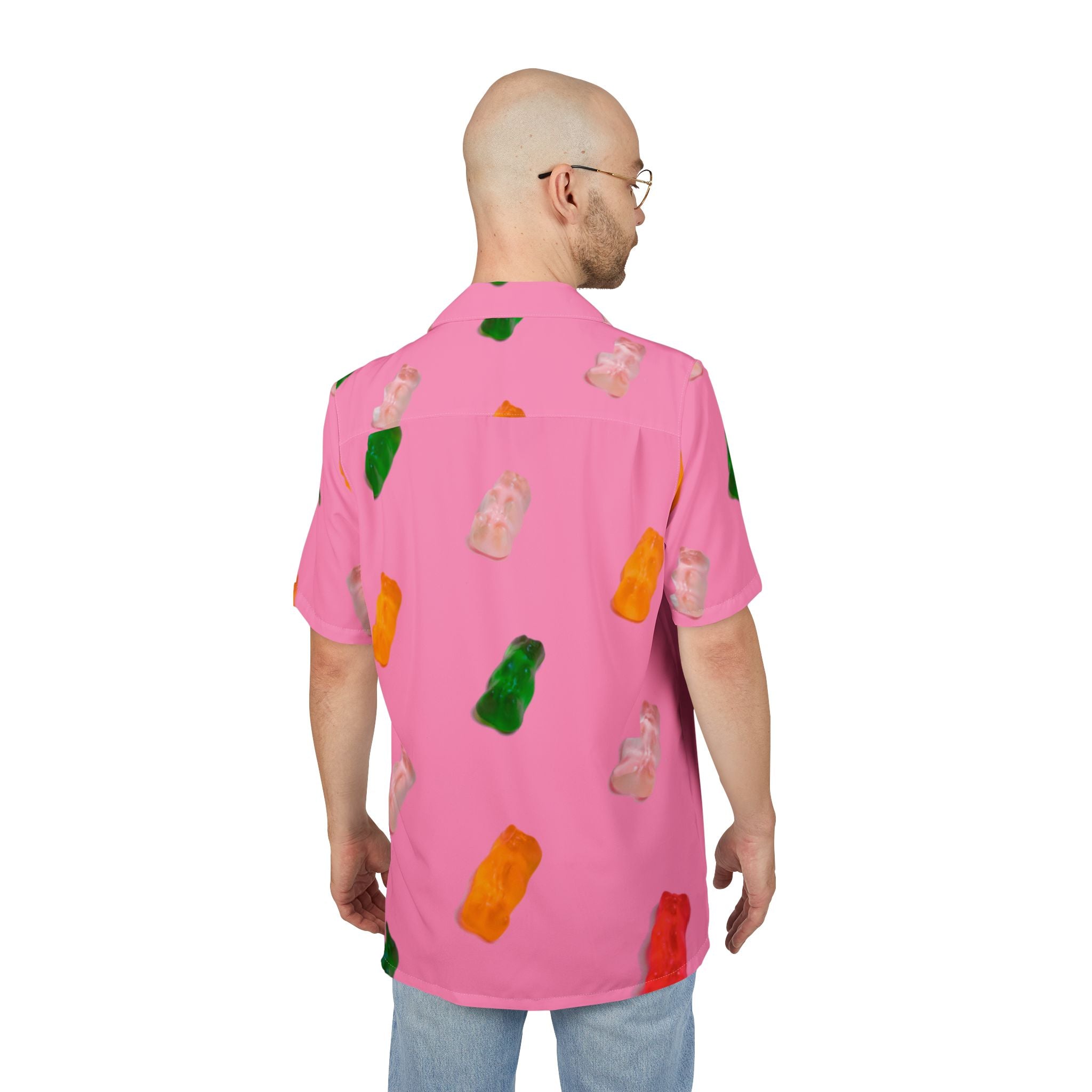 Men's Hawaiian Shirt Dulce Desfile en Rosa