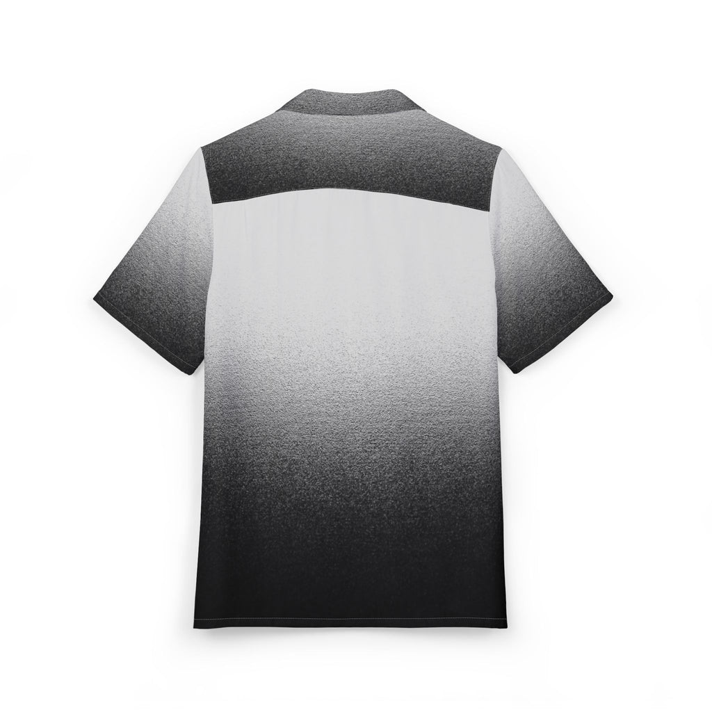 Men's Hawaiian Shirt Gradientes de Gris en la Bruma Matutina