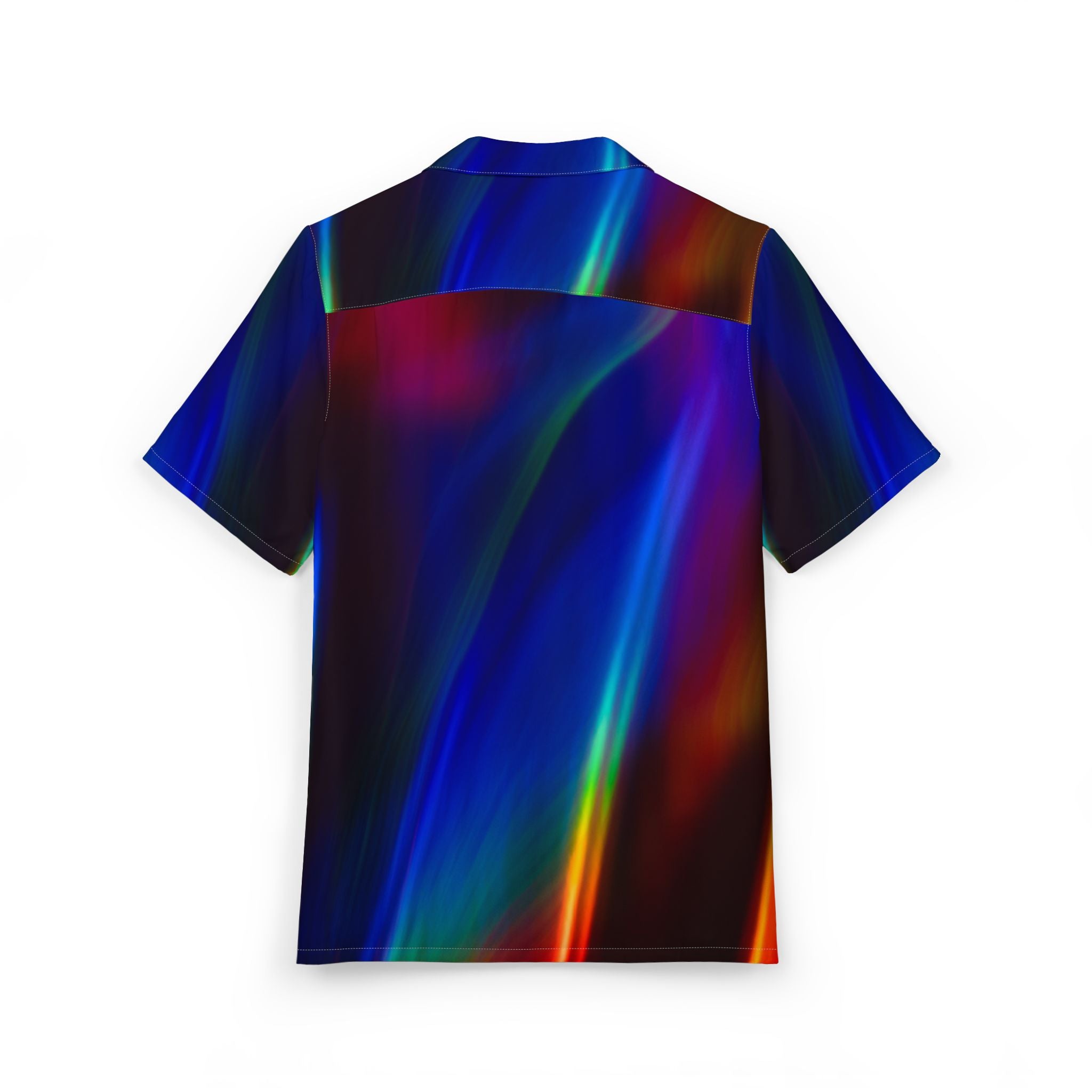 Men's Hawaiian Shirt Danza de Colores en la Oscuridad