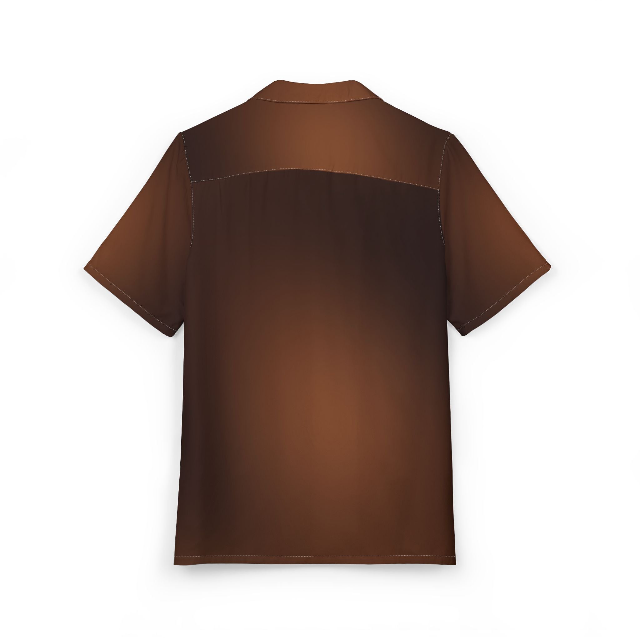 Camisa Hawaiana Remolino de Café en el Cosmos