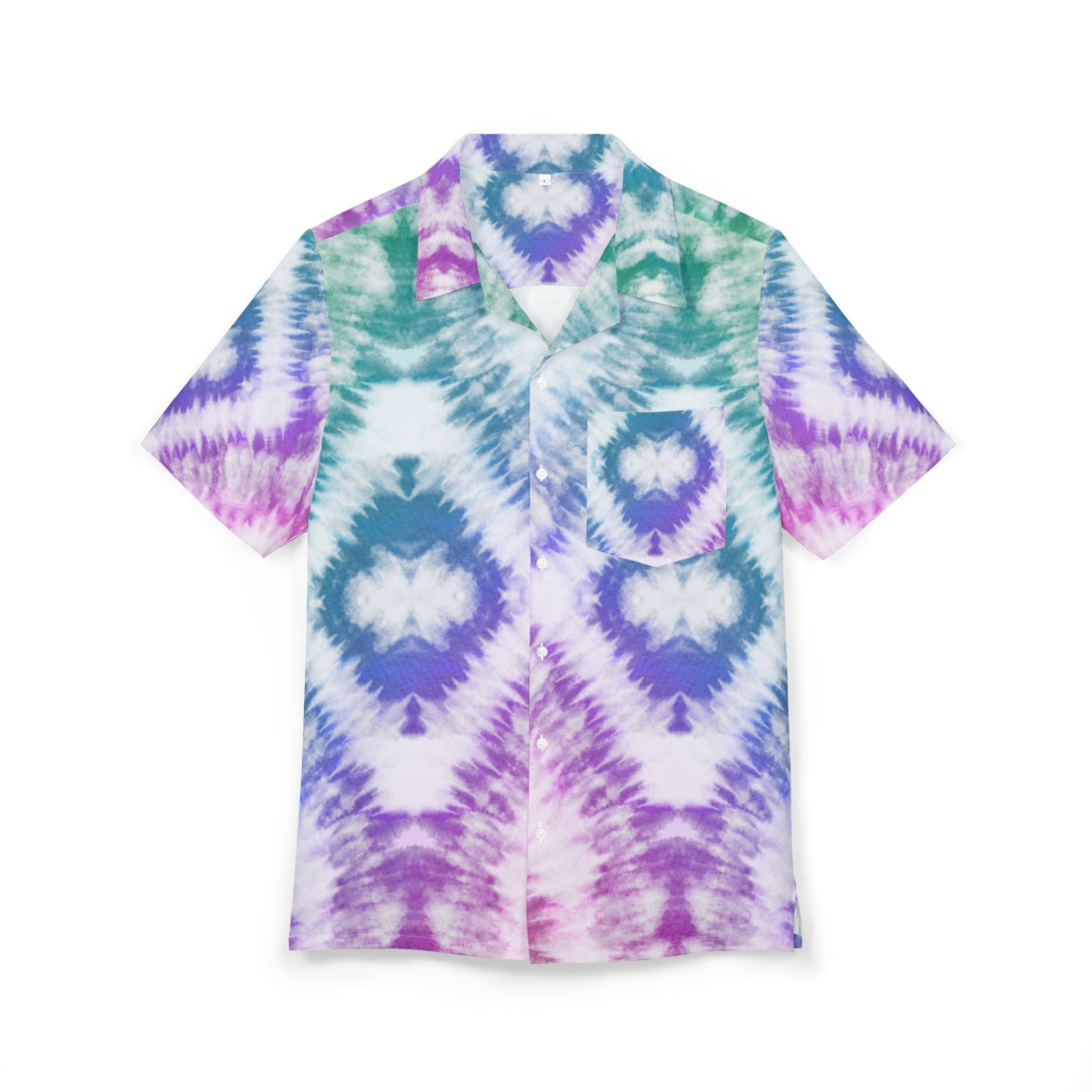 Men's Hawaiian Shirt Amanecer de colores en espiral
