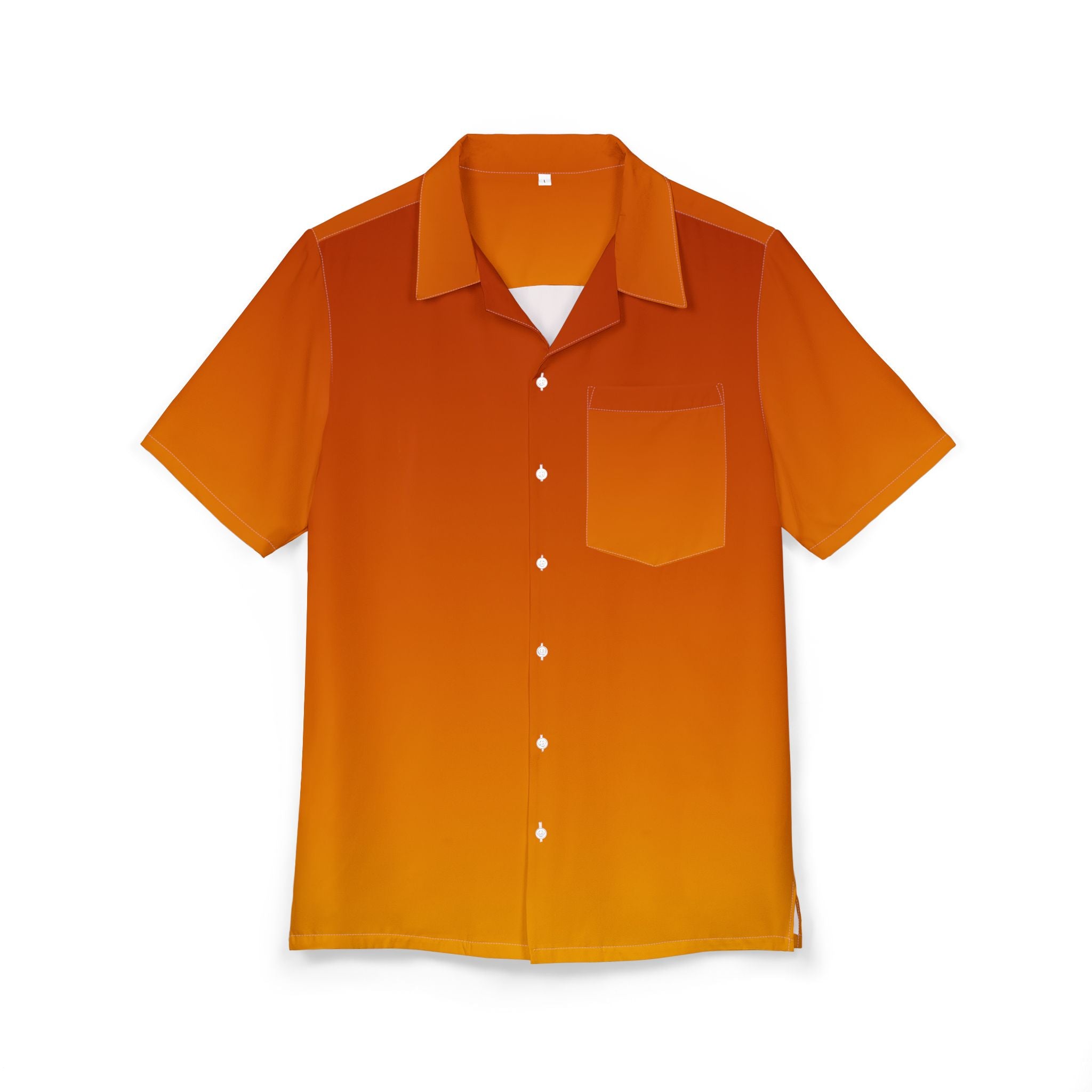 Men's Hawaiian Shirt Amanecer Infinito en un Mar de Calor