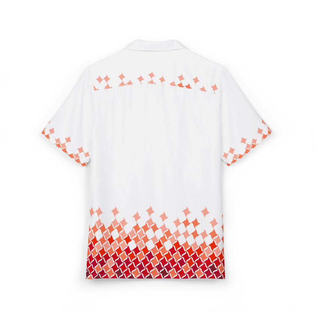 Men's Hawaiian Shirt Ocaso geométrico en degradado