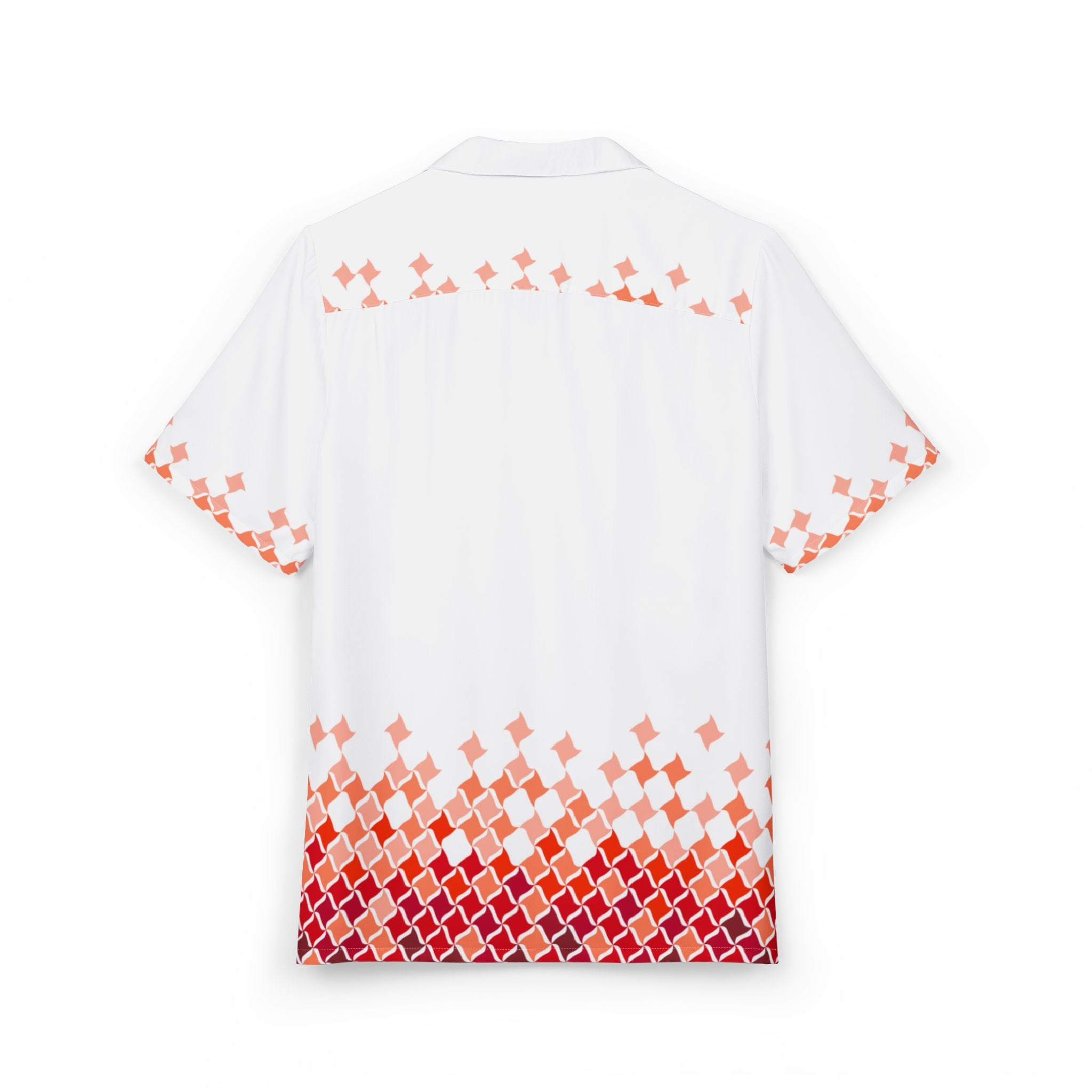 Men's Hawaiian Shirt Ocaso geométrico en degradado