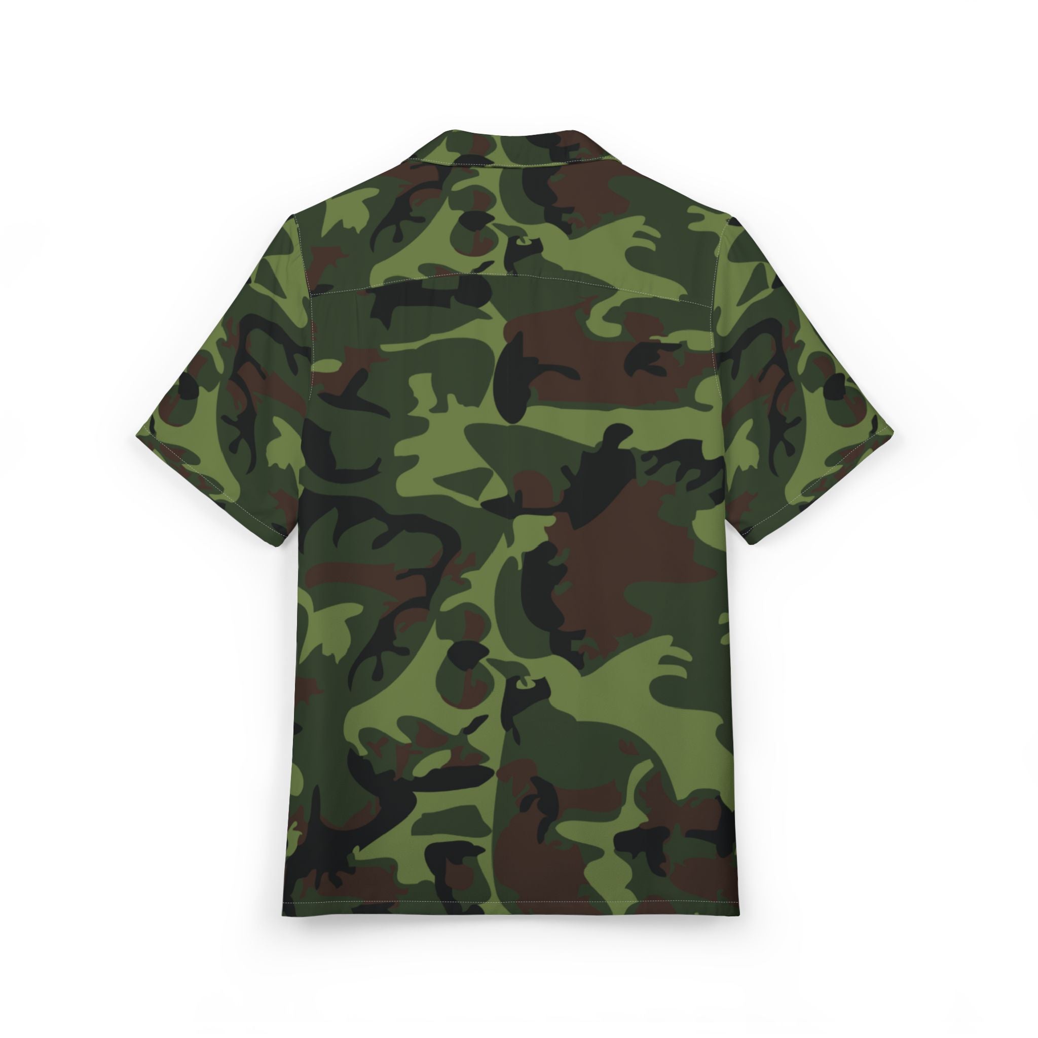 Men's Hawaiian Shirt Oculto entre Sombras y Formas